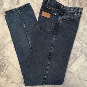 WRANGLER VINTAGE JEANS BLUE W/ BLACK UNDERTONES